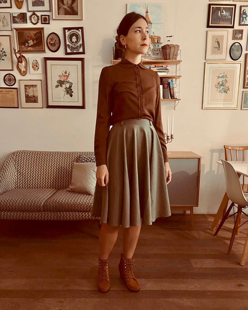 Circle Skirt Grün